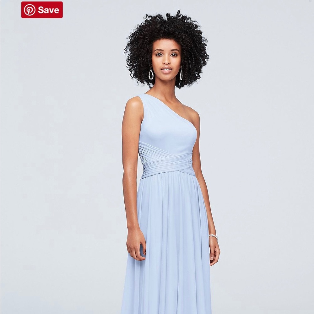 David’s Bridal Long bridesmaid dress-worn once!